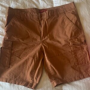 Guess Men's Tan Cargo Shorts